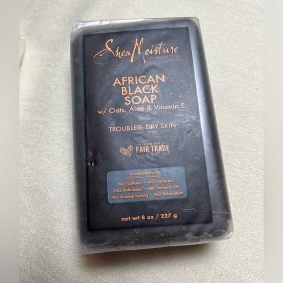 Shea Moisture AFRICAN BLACK SOAP, SHEA BUTTER SOAP - Picture 2 of 6